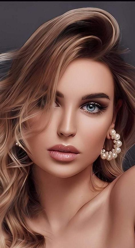 عکس پروفایل خارجی دخترانه با میکاپ زیبا
