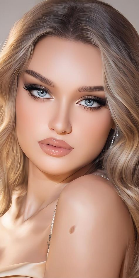 عکس پروفایل خارجی دخترانه با میکاپ زیاد و شیک و خاص