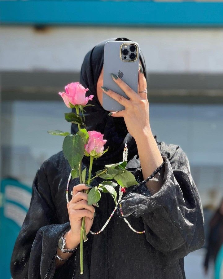 عکس پروفایل گوشی اپل دخترانه با گل