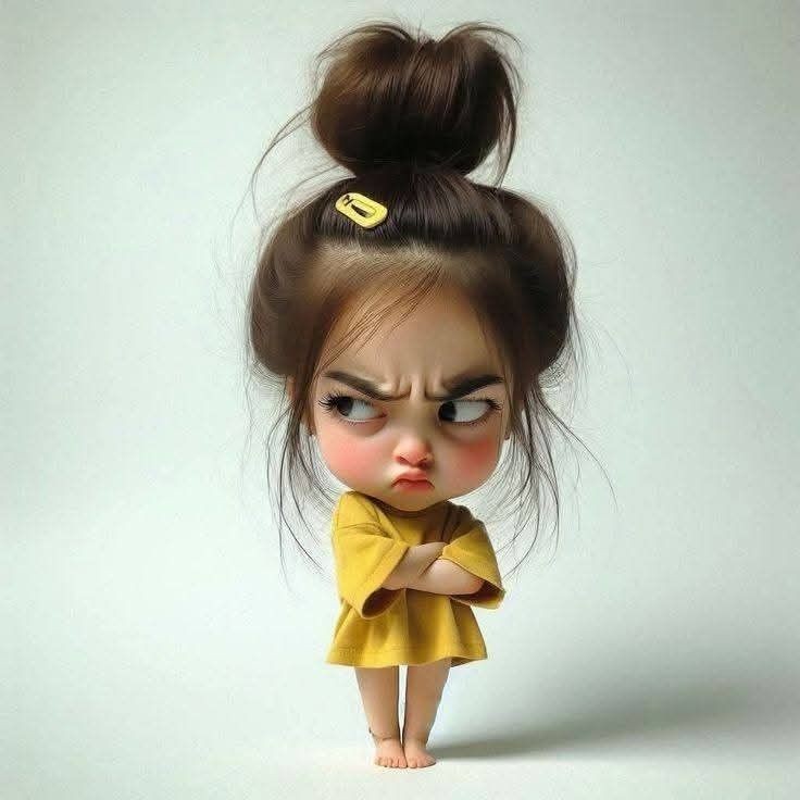 عکس پروفایل دخترونه عروسکی بد اخلاق