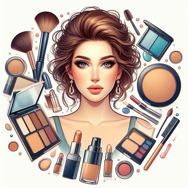 عکس پروفایل آرایشگر زنانه کارتونی