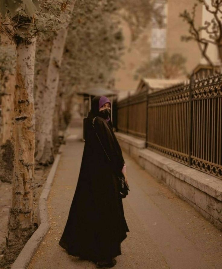 عکس پروفایل چادری در خیابان