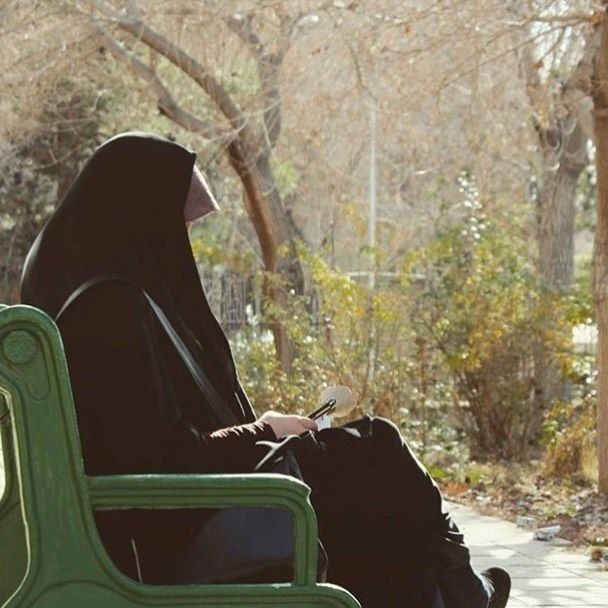 عکس پروفایل چادری با گل