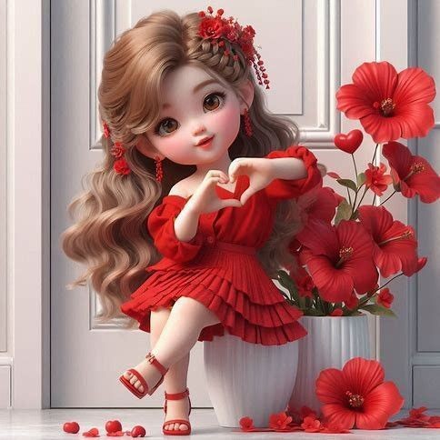 عکس پروفایل دخترونه عروسکی ناز