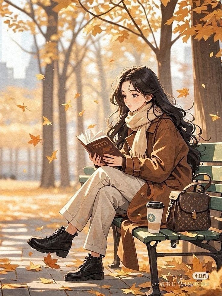 عکس پروفایل دخترونه کارتونی پاییزی