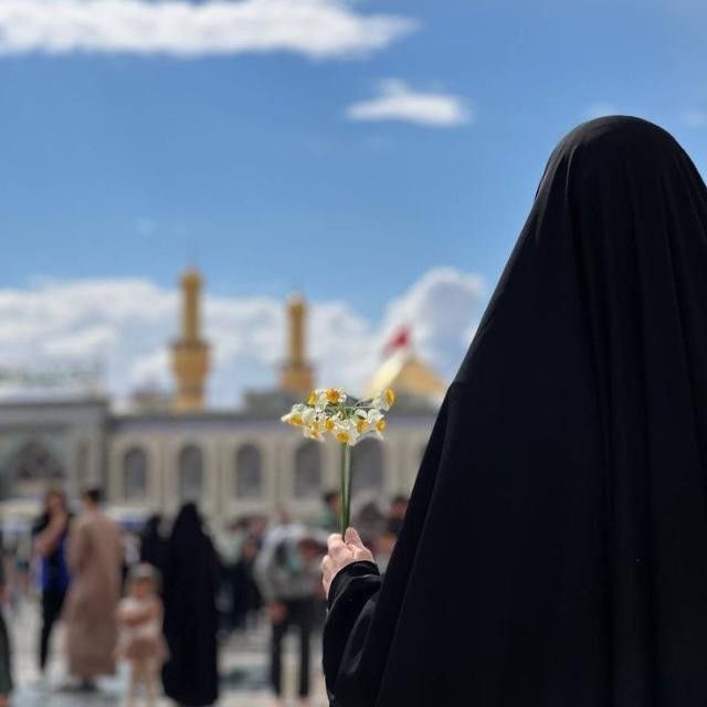 عکس پروفایل چادری در حرم