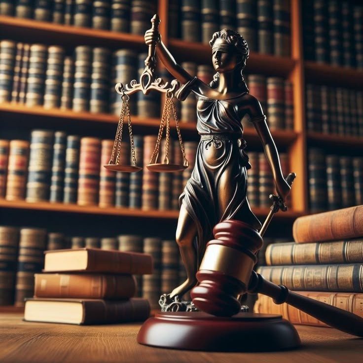عکس مجسمه وکالت برای پروفایل وکیل زن