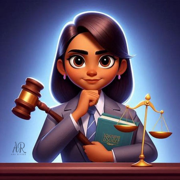 عکس کارتونی فانتزی برای پروفایل وکیل زن