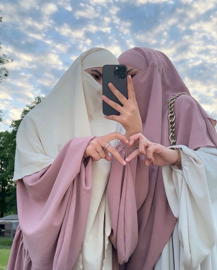 عکس پروفایل عربی دخترانه دو نفره