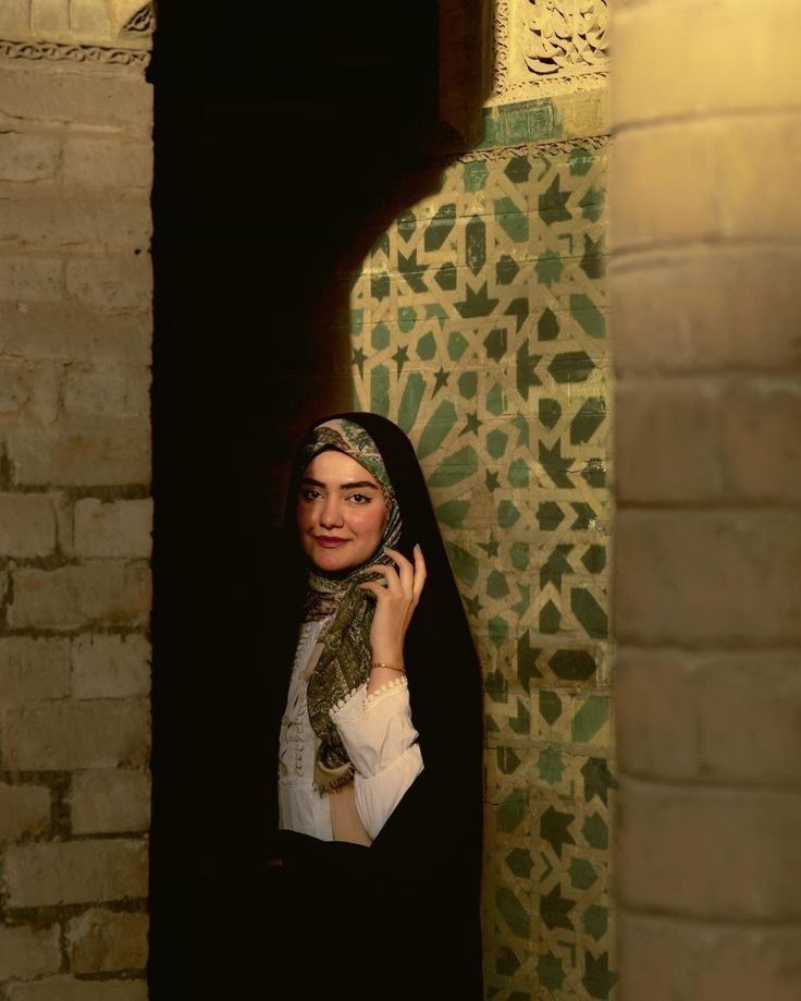 عکس پروفایل چادری در مسجد