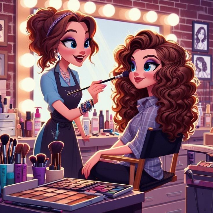 عکس پروفایل آرایشگر زنانه فانتزی