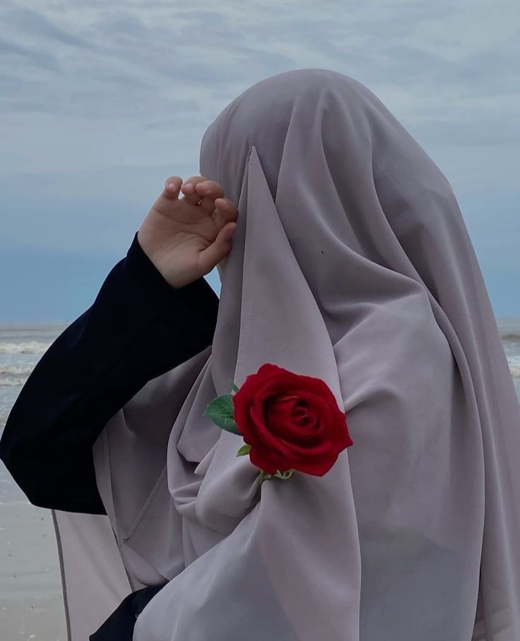 عکس پروفایل عربی دخترانه با گل رز