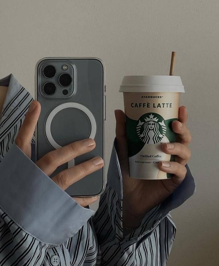 عکس پروفایل گوشی اپل دخترانه با قهوه