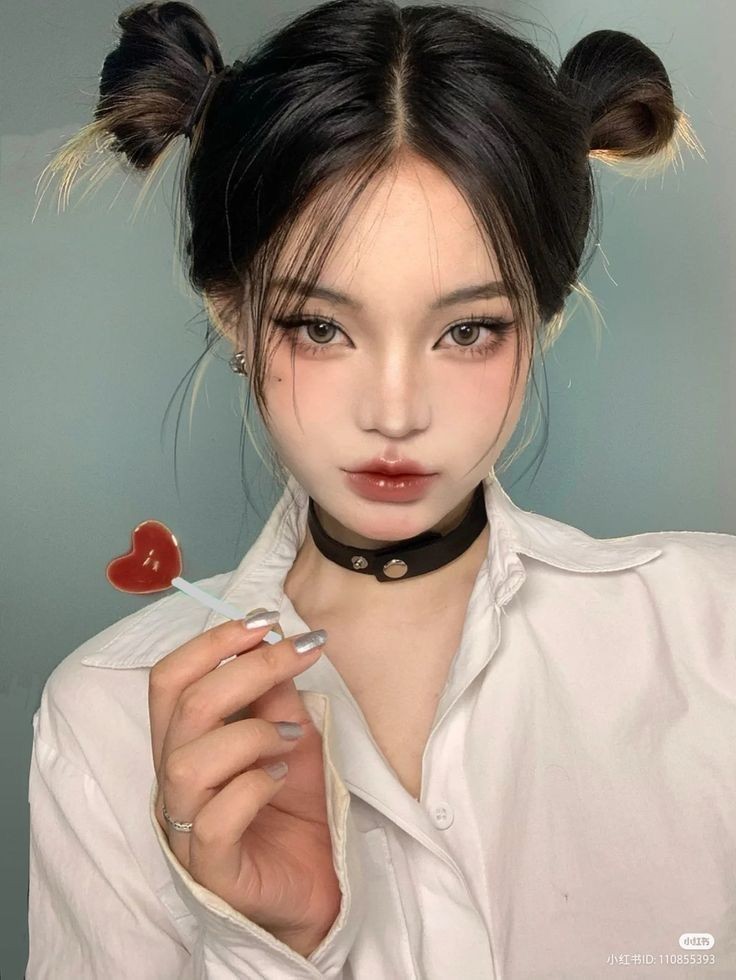 عکس پروفایل ژاپنی دخترانه با آبنبات