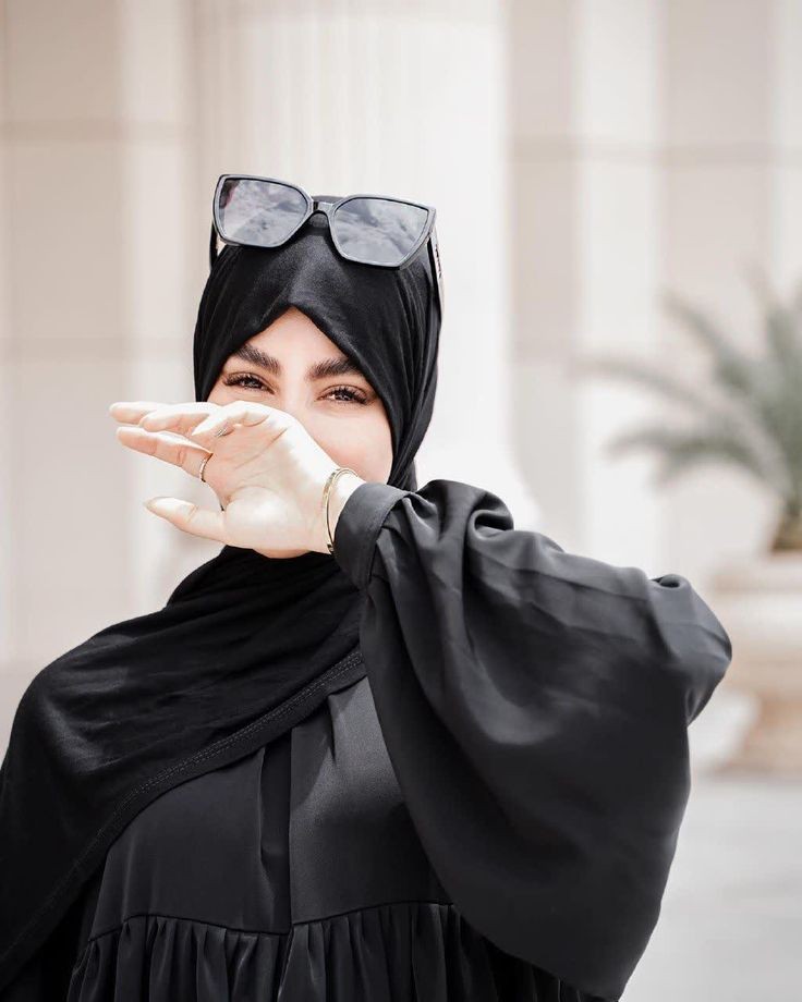 عکس پروفایل عربی دخترانه با استایل مشکی