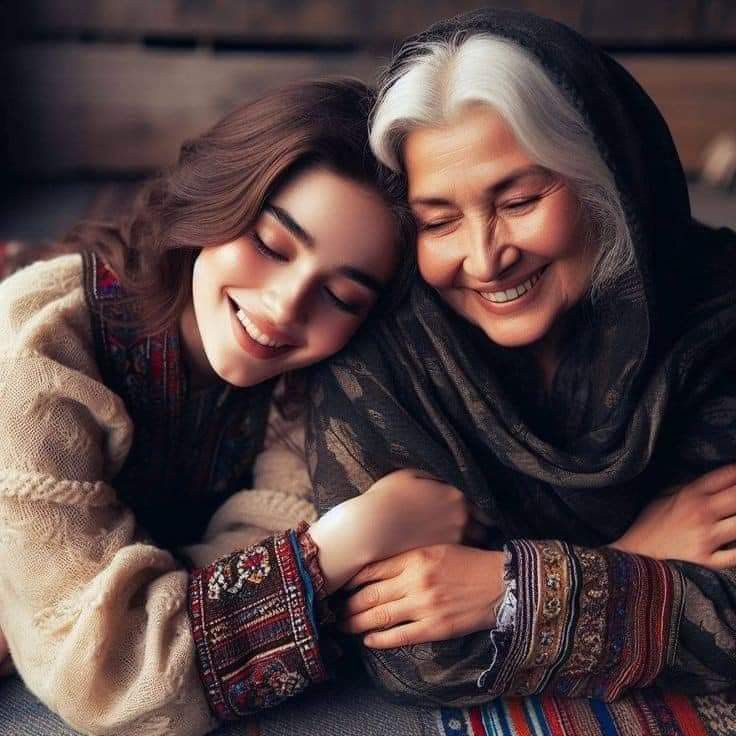 عکس پروفایل مادر دختری دیجیتالی