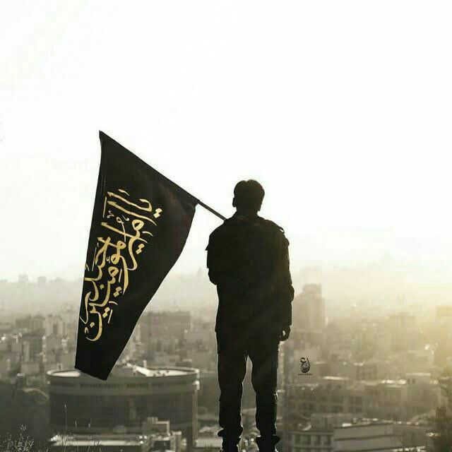 عکس پروفایل مذهبی پسرانه با پرچم