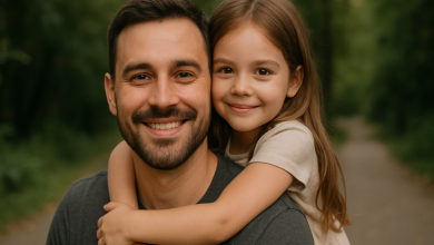 عکس پروفایل پدر دختری