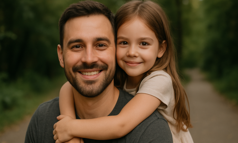 عکس پروفایل پدر دختری